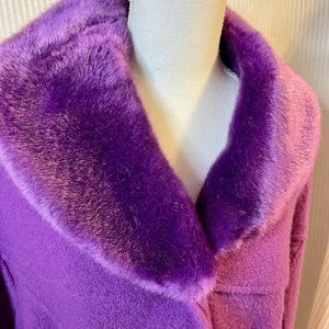 Lisa International Purple Coat